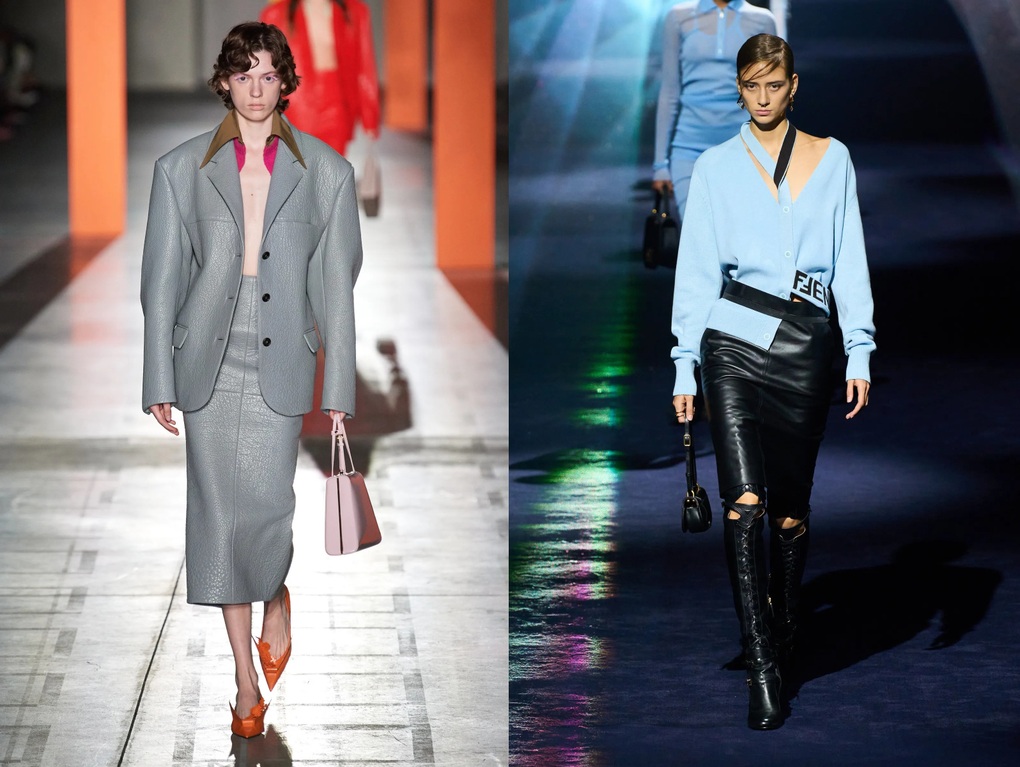 Louis Vuitton Thu Đông 2023 - Phong cách Pháp trên váy áo Thu Đông