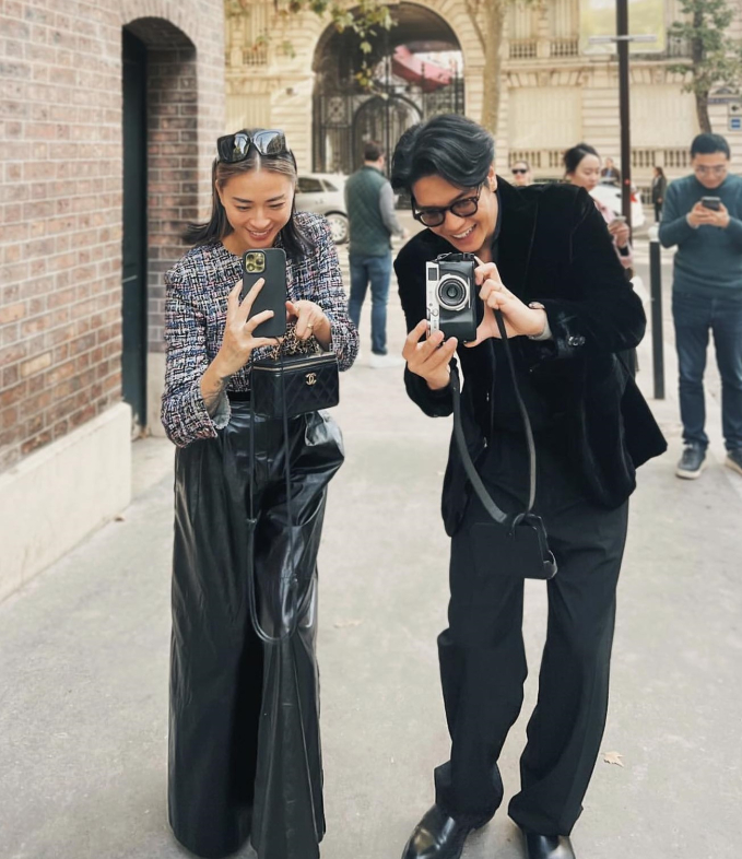 Gu thời trang &quot;chất&quot; cả đôi của cặp vợ chồng Ngô Thanh Vân và Huy Trần - Ảnh 6.