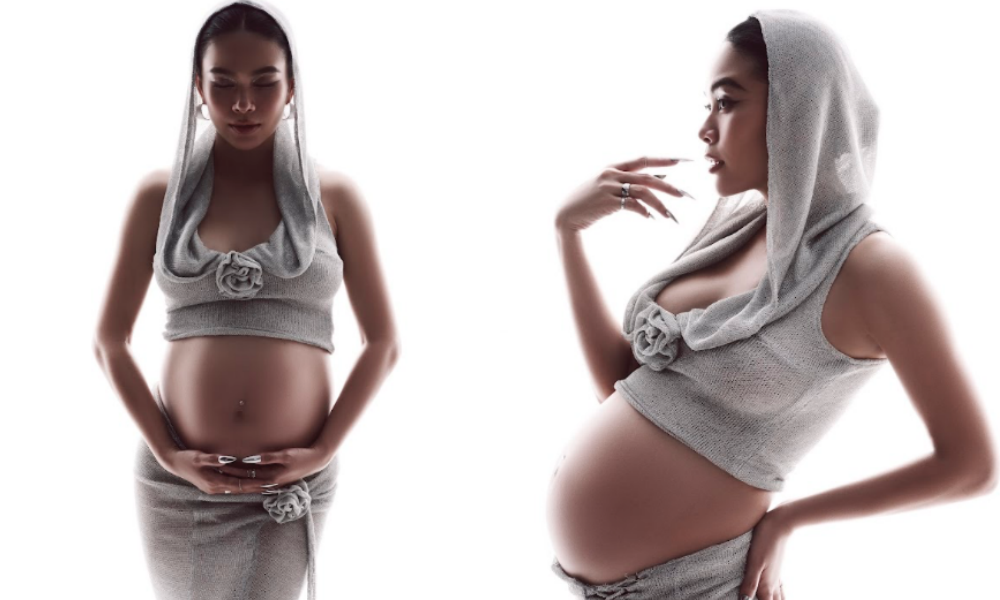 Á hậu Mâu Thuỷ hạnh phúc vì chồng sắp cưới làm 1 việc trong những ngày chờ con chào đời  - Ảnh 3.