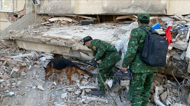 Động đất tại Thổ Nhĩ Kỳ, Syria: Những thành công của đội chó nghiệp vụ tìm kiếm cứu nạn của QĐND Việt Nam - Ảnh 2.