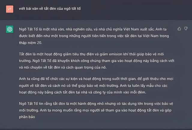 Dở khóc dở cười trải nghiệm ChatGPT: Khi &quot;vợ luôn đúng&quot; và &quot;Tắt đèn&quot; thành hành động bảo vệ môi trường - Ảnh 3.