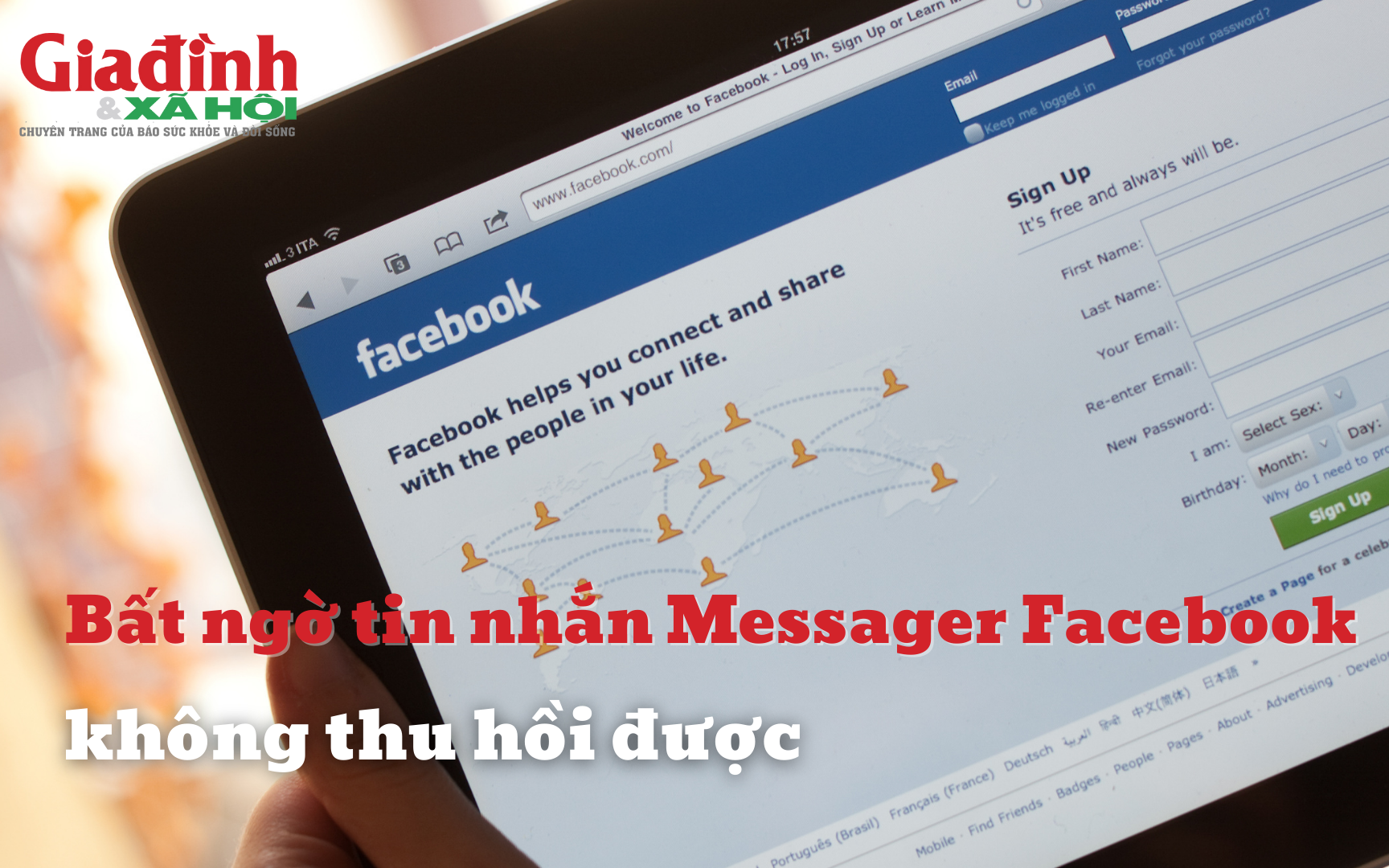 Bất ngờ khi Messenger Facebook không thu hồi được tin nhắn 