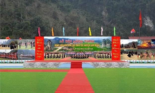 Công tác chuẩn bị chào đón lễ hội Lồng Tông ở Tuyên Quang đã sẵn sàng  - Ảnh 1.