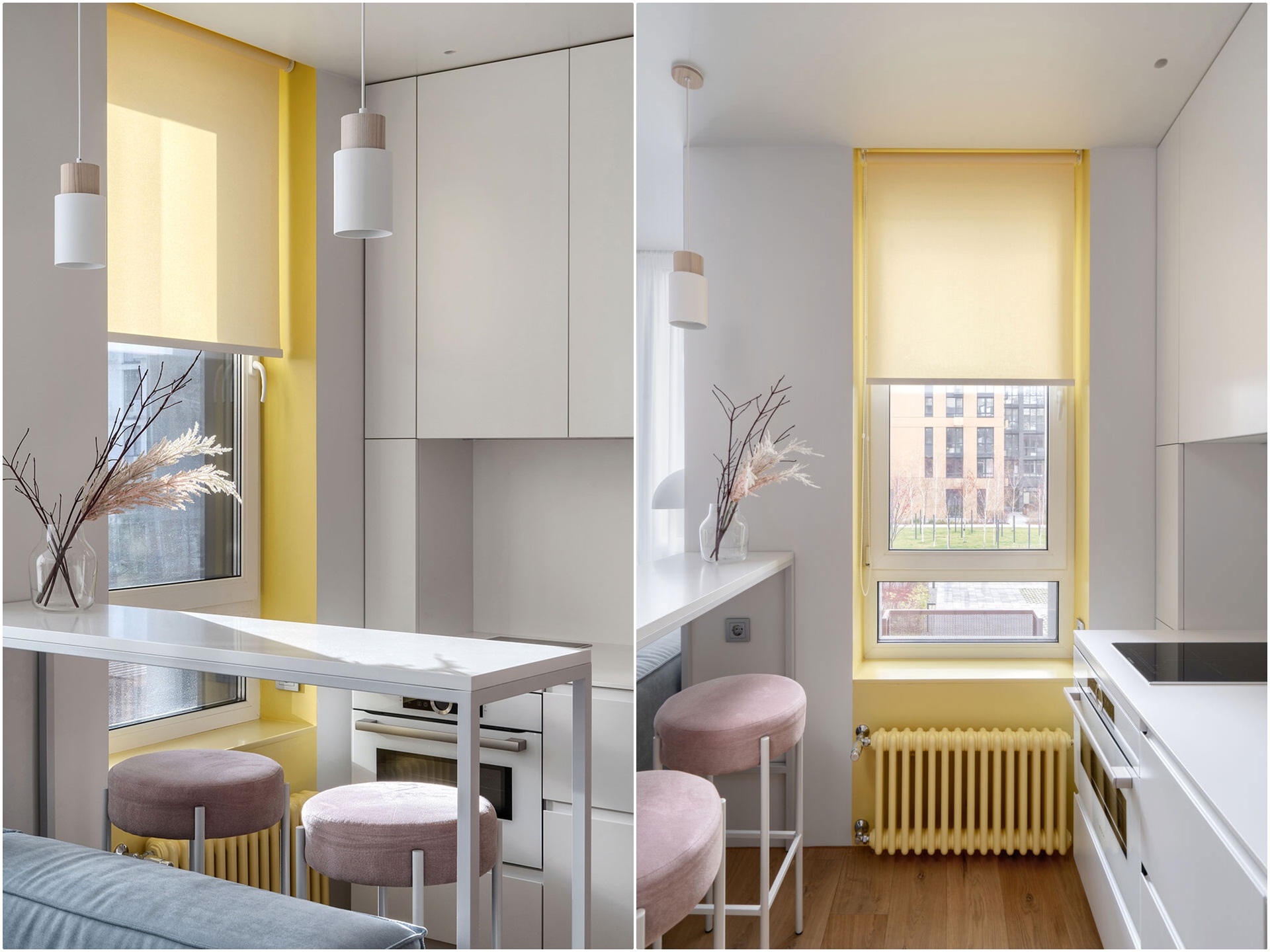 Không gian “ngọt như kẹo” bên trong căn hộ 32m² sử dụng hồng, xanh, vàng làm điểm nhấn - Ảnh 3.
