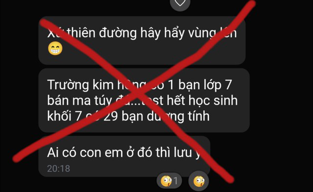 29 học sinh lớp 7 dương tính ma túy ở Đồng Tháp là tin đồn thất thiệt - Ảnh 1.