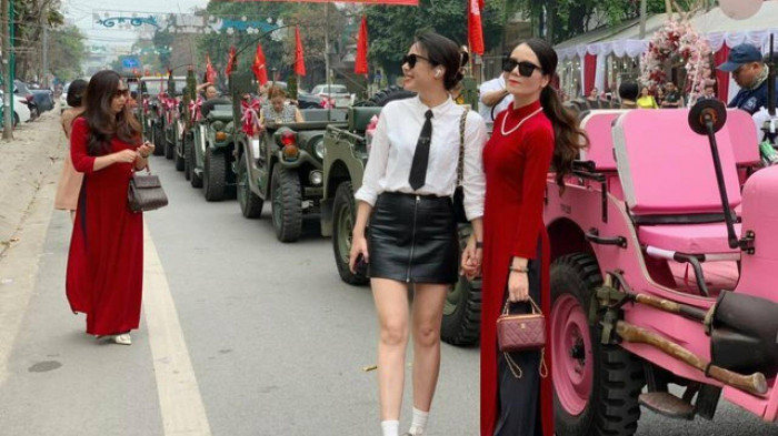 Vụ đoàn xe Jeep rước dâu ở Thái Nguyên: Tạm giữ 6 xe có điểm bất thường - Ảnh 1.