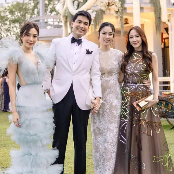 Đám cưới Hoa hậu chuyển giới đẹp nhất Thái Lan Nong Poy: Một mỹ nhân bị tố 'làm lố' lấn át nhan sắc cô dâu - Ảnh 3.