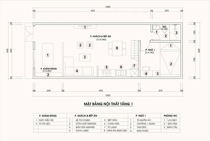 Cải tạo nhà cấp 4 có diện tích 54m² vừa cho gia đình 4 người ở thoải mái vừa có thể kinh doanh - Ảnh 1.