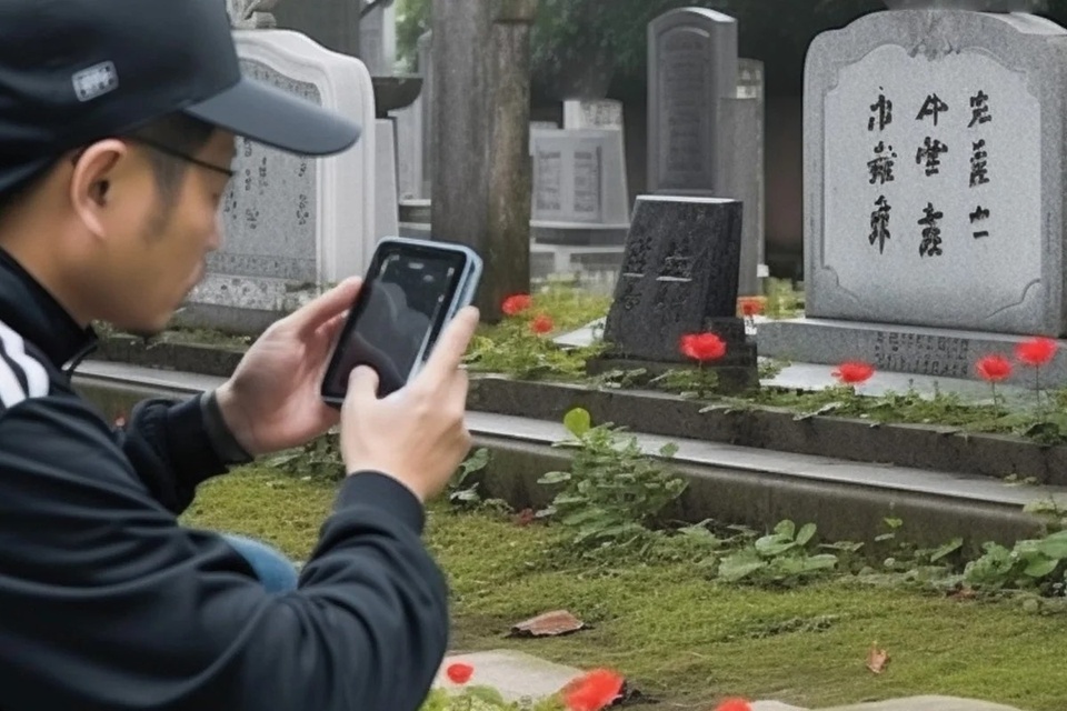 Xin nghỉ cúng Tết Thanh Minh, nhân viên bị bắt chụp ảnh bia mộ tổ tiên - Ảnh 1.