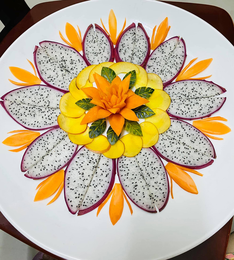 Đã mắt ngắm những bức tranh từ đồ ăn của người phụ nữ Hải Phòng - Ảnh 6. Đã mắt ngắm những bức tranh từ đồ ăn của người phụ nữ Hải Phòng - Ảnh 6.