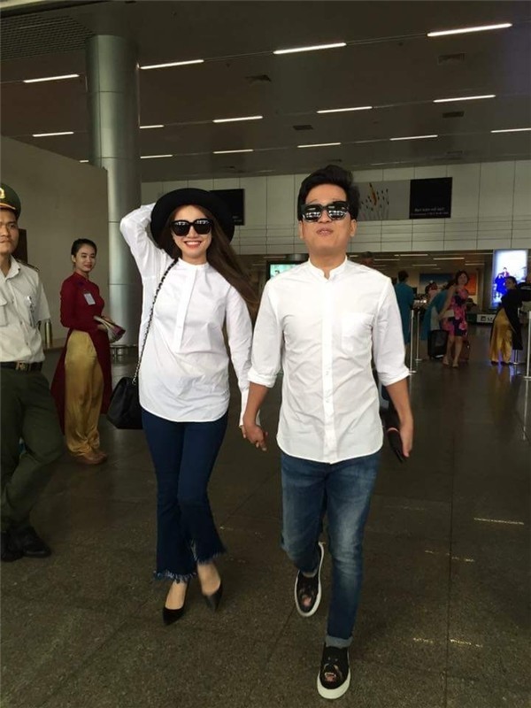 Gu thời trang sân bay tối giản của Nhã Phương, ngay cả khi diện đồ đôi với Trường Giang - Ảnh 8.