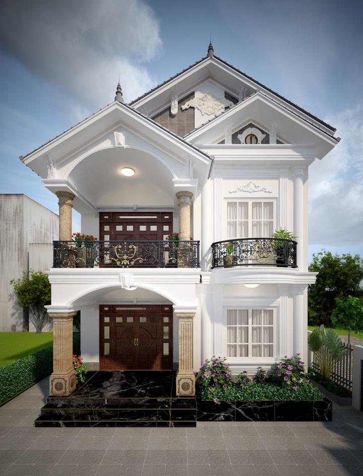 Những mẫu nhà 2 tầng mái thái ở nông thôn khó rời mắt - Ảnh 10. Những mẫu nhà 2 tầng mái thái ở nông thôn khó rời mắt - Ảnh 10.