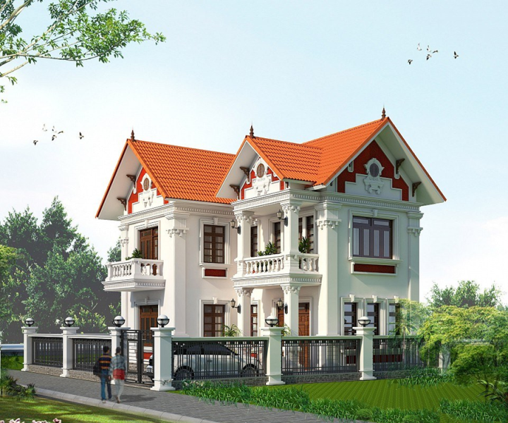 Những mẫu nhà 2 tầng mái thái ở nông thôn khó rời mắt - Ảnh 8. Những mẫu nhà 2 tầng mái thái ở nông thôn khó rời mắt - Ảnh 8.