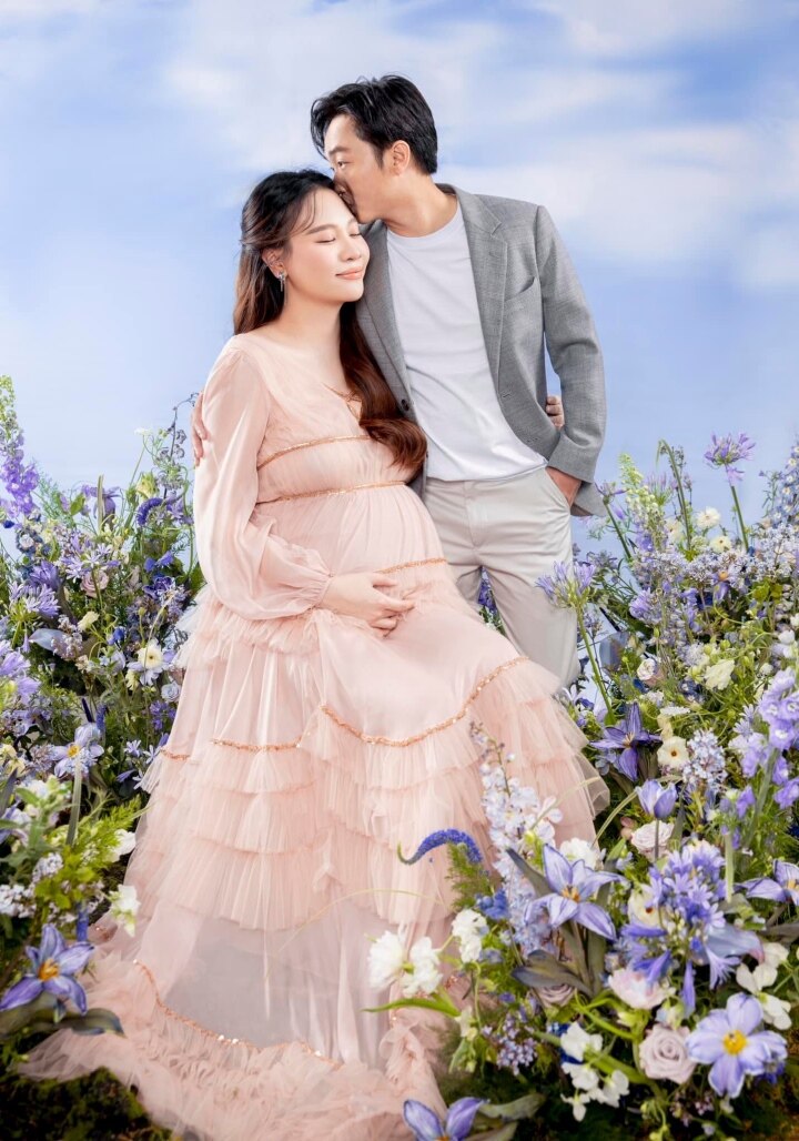 Bà xã Cường Đô La khoe nhan sắc cuốn hút khi mang thai lần 2 - Ảnh 5.