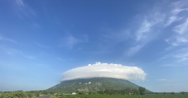 ‘Mũ mây’ tái xuất tại núi Bà Đen Tây Ninh