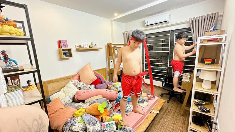 MC Hoàng Linh chuyển phòng cho con riêng, hành động chồng mới gây chú ý - Ảnh 15.