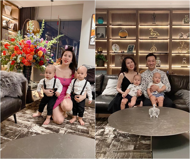 Sống trong penthouse 18 tỷ, vợ MC Thành Trung chăm chồng và 2 con trai sinh đôi bằng cơm ngon cực khéo - Ảnh 1.