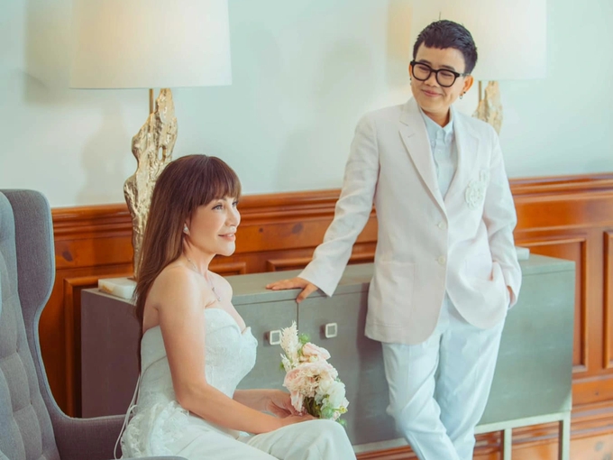 Phương Uyên - Thanh Hà: Thay đổi họ tên, hôn nhân lãng mạn sau lễ cưới ở Mỹ - Ảnh 2.