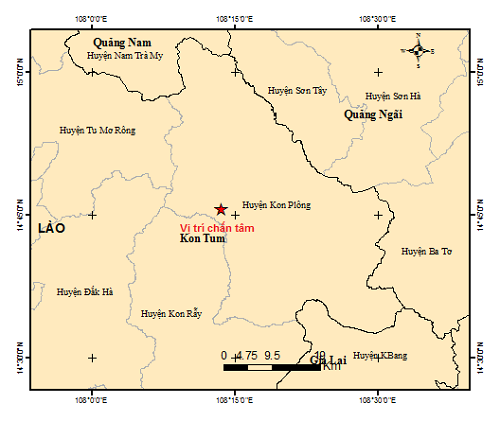 Động đất ở Kon Tum chưa có dấu hiệu giảm - Ảnh 2.