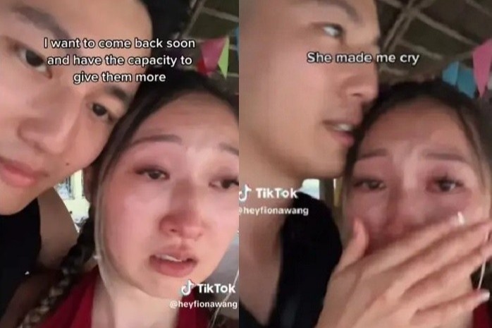 TikToker gây phẫn nộ vì clip khóc lóc khi du lịch Việt Nam - Ảnh 1.