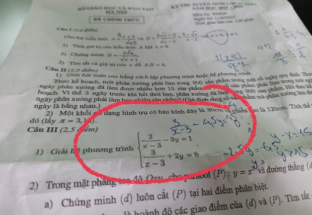 Tin sáng 12/6: Hàng chục thí sinh ở Hà Nội hiểu nhầm đề thi Toán do mực in mờ;  - Ảnh 2.