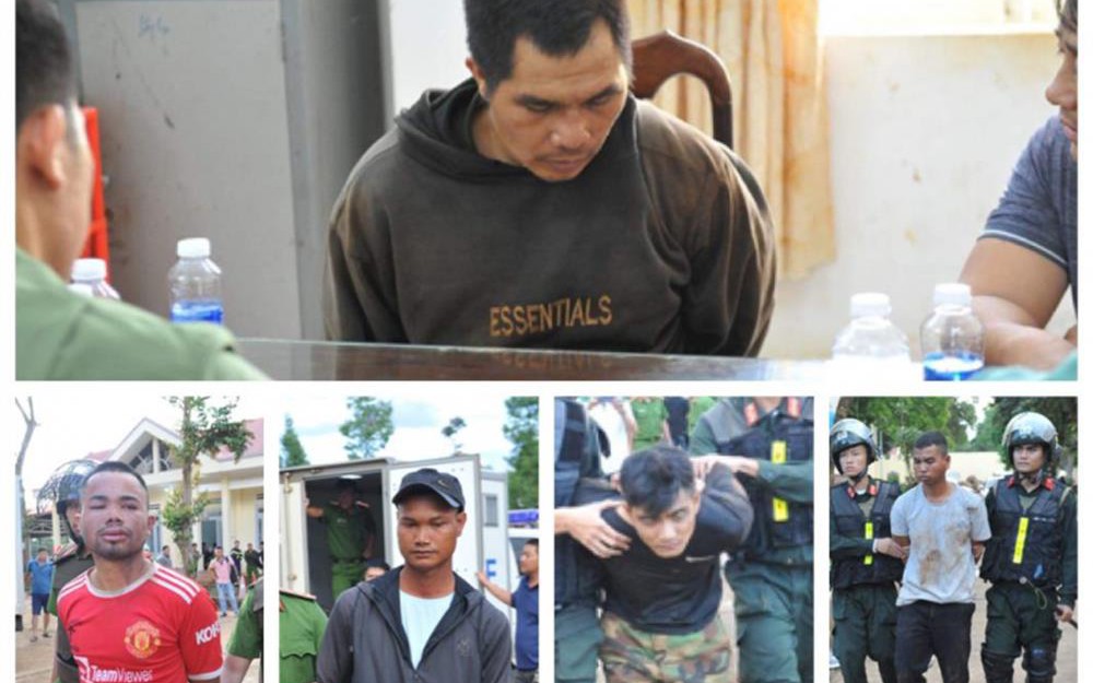 Bắt giữ 16 đối tượng liên quan đến vụ việc xảy ra tại huyện Cư Kuin, tỉnh Đắk Lắk.