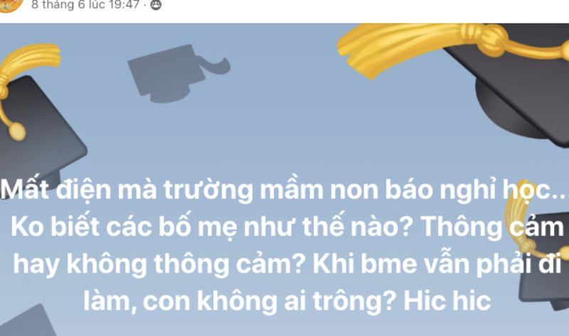 Dở khóc, dở cười ở Hà Nội: Cô giáo mầm non đến lớp cùng quạt tích điện - Ảnh 1.