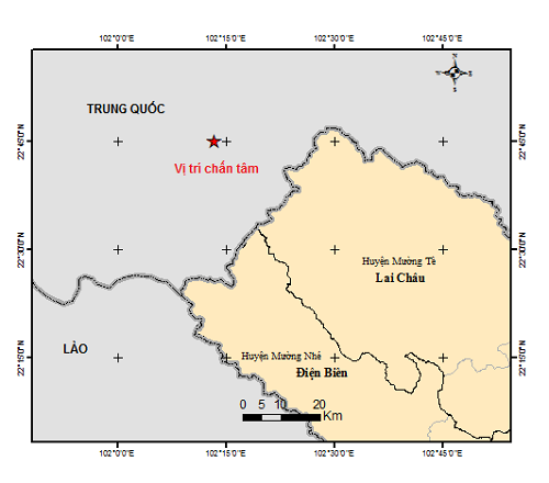 Lai Châu động đất mạnh 3.2 độ khu vực biên giới Trung Quốc - Ảnh 2.