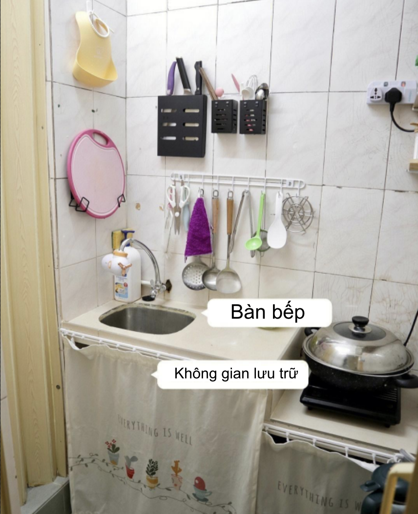 &quot;Đột nhập&quot; căn phòng 15m2 giá thuê gần 16 triệu đồng: Bố mẹ và con ngủ chung một giường - Ảnh 8.