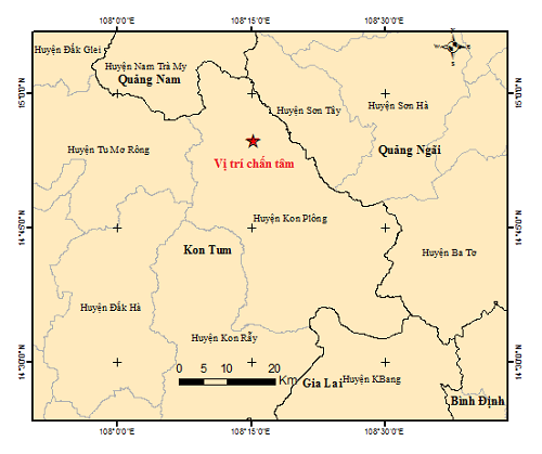 Kon Tum tiếp tục xảy ra 7 trận động đất  - Ảnh 2.