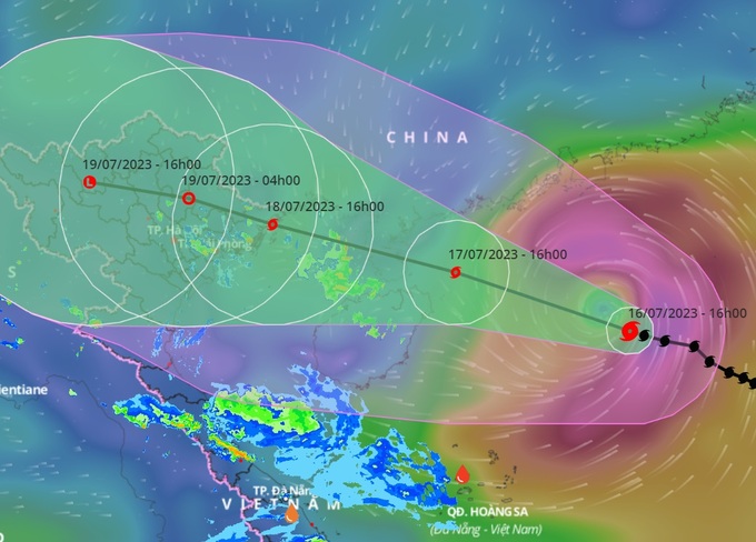 Tin bão khẩn cấp về cơn bão số 1: Giật cấp 14, liên tục mạnh lên, miền Bắc mưa rất lớn trong 3 ngày - Ảnh 3.