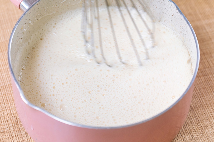 Cách vô cùng dễ dàng thực hiện bánh sữa đậu nành non rét mượt mượt vừa thơm vừa ngon - Hình ảnh 4.