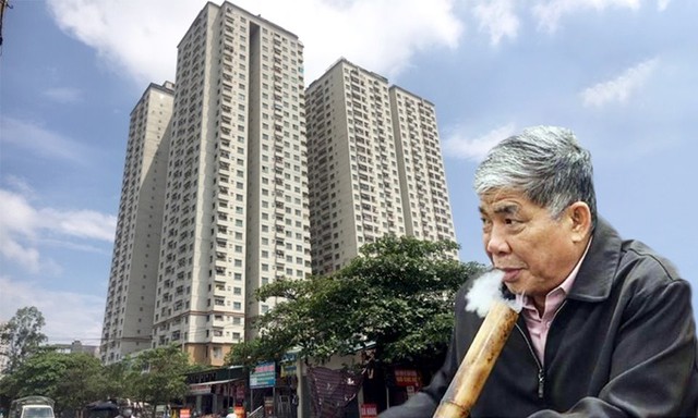 Ông Lê Thanh Thản được người thân dìu ra hầu toà trong vụ bán cả toà chung cư xây trái phép, thu lợi bất chính hơn 481 tỷ đồng - Ảnh 4.
