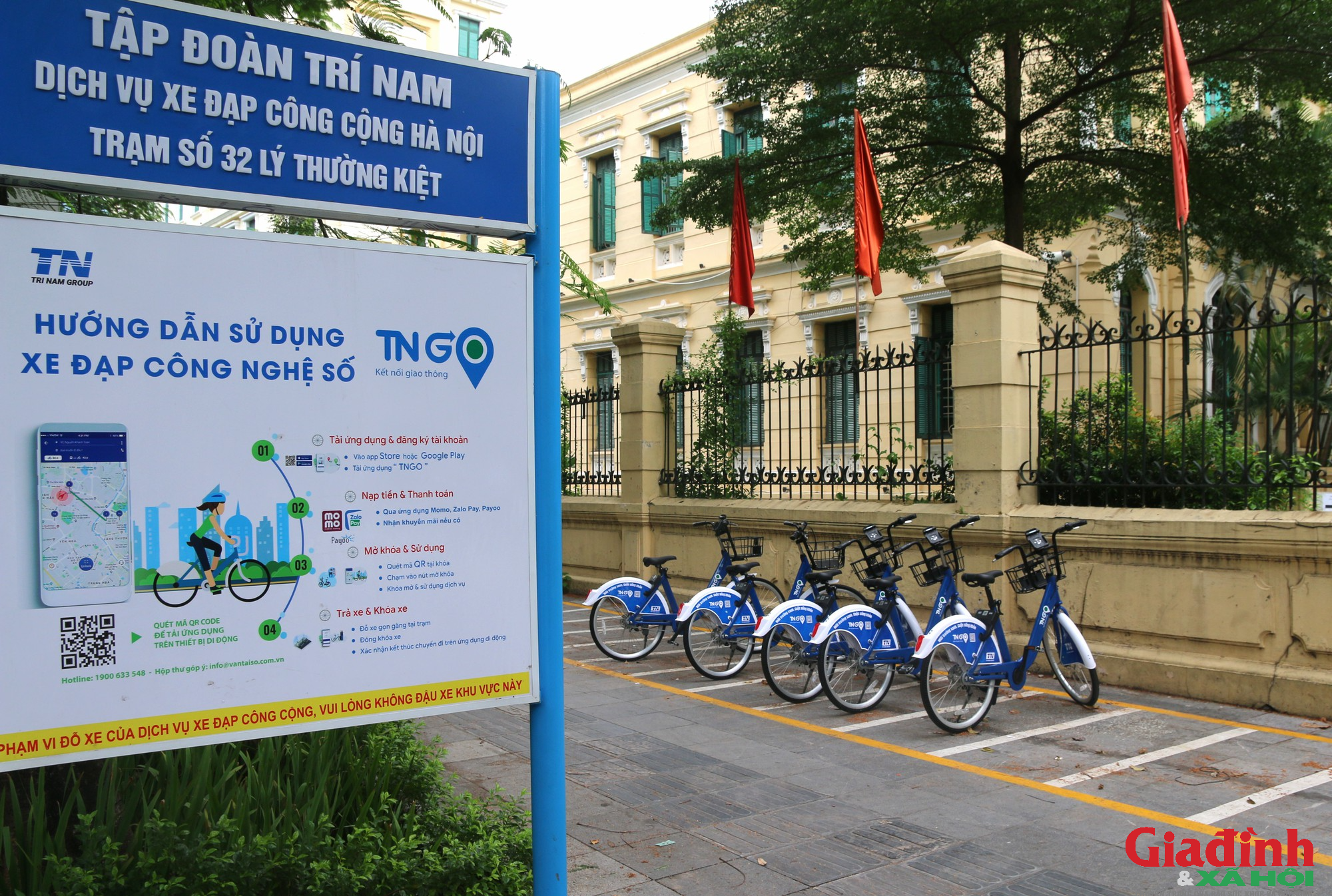 Dịch vụ xe đạp công cộng được triển khai tại Hà Nội và kỳ vọng thay đổi thói quen tham gia giao thông - Ảnh 1.