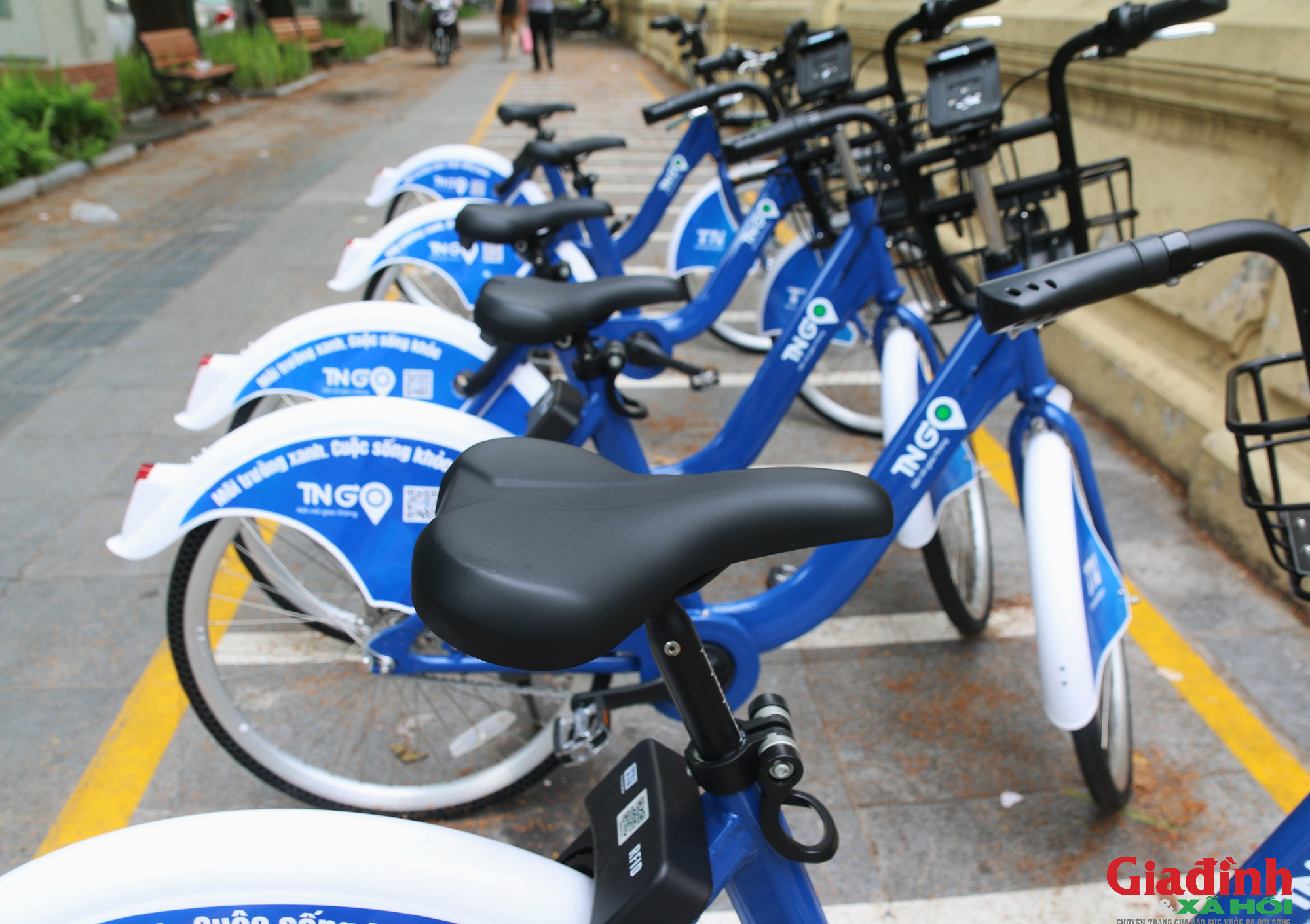 Dịch vụ xe đạp công cộng được triển khai tại Hà Nội và kỳ vọng thay đổi thói quen tham gia giao thông - Ảnh 8.