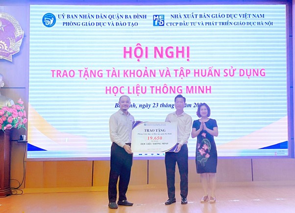 Phòng GD&ĐT Ba Đình thúc đẩy chuyển đổi số trong giáo dục với giải pháp Học liệu thông minh - Ảnh 2.