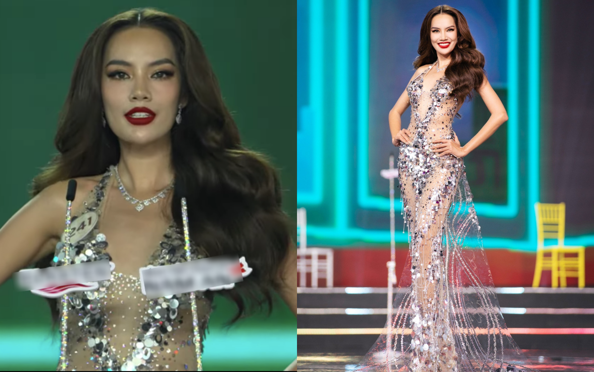 Đỏ mặt khoảnh khắc 'hớ hênh' của người đẹp tại chung khảo Miss Grand Vietnam 2023 - Ảnh 4.