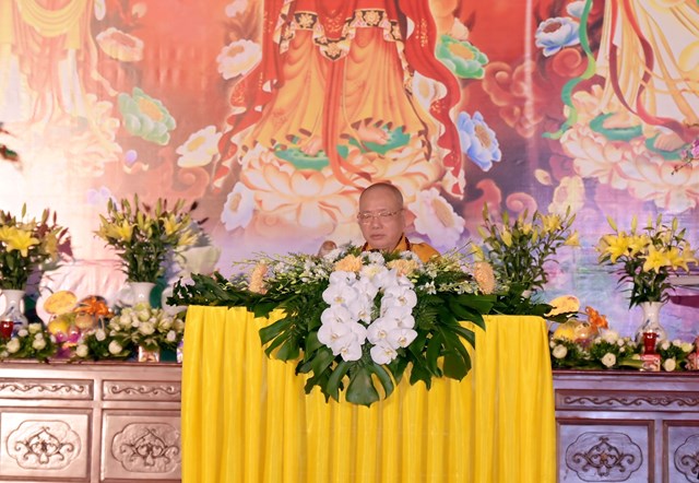 Hàng trăm tăng, ni sinh tham gia đại lễ Vu Lan tại Học viện Phật giáo Việt Nam - Ảnh 2.