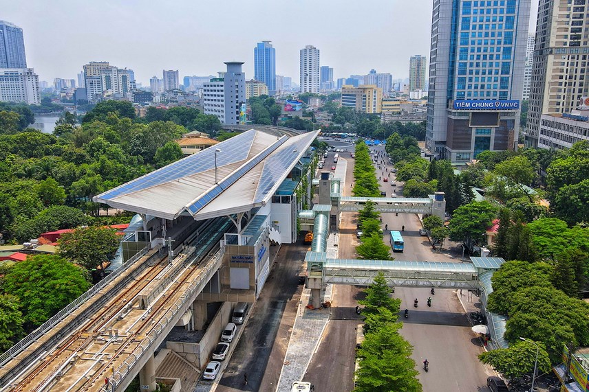 Dự án Nhổn - ga Hà Nội: Hoàn thành xây dựng, lắp đặt 8 nhà ga trên cao - Ảnh 2.