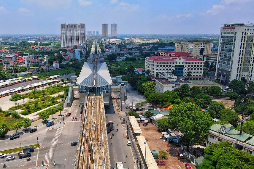 Dự án Nhổn - ga Hà Nội: Hoàn thành xây dựng, lắp đặt 8 nhà ga trên cao - Ảnh 1.
