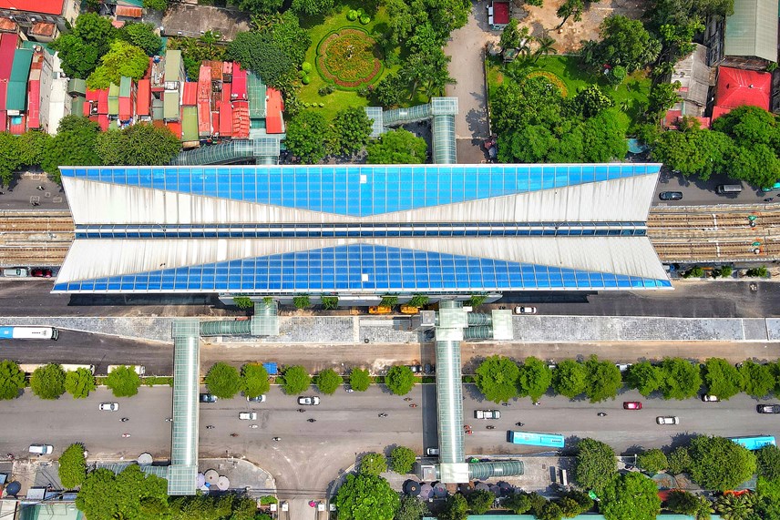 Dự án Nhổn - ga Hà Nội: Hoàn thành xây dựng, lắp đặt 8 nhà ga trên cao - Ảnh 3.
