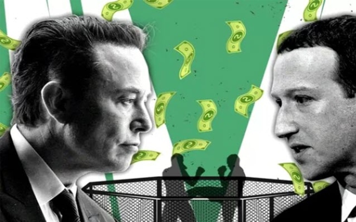 Hé lộ số tiền khổng lồ thu được khi trận đấu lịch sử giữa 2 tỷ phú công nghệ Mark Zuckerberg và Elon Musk diễn ra