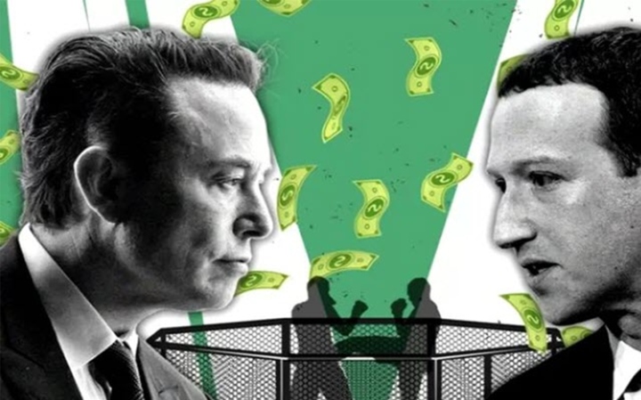 Hé lộ số tiền khổng lồ thu được khi trận đấu lịch sử giữa 2 tỷ phú công nghệ  Mark Zuckerberg và Elon Musk diễn ra - Ảnh 1.