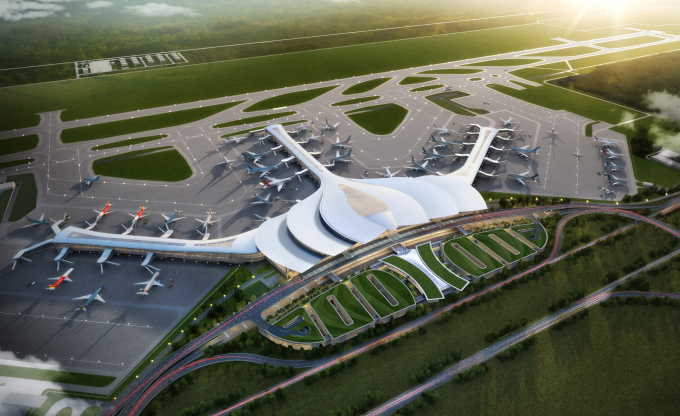 Soi thiết kế 'khủng' 2 nhà ga 53.000 tỷ ở Sân bay Long Thành và Tân Sơn Nhất mới khởi công - Ảnh 1.