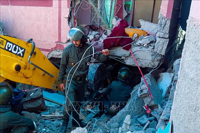 Động đất tại Maroc: Số người thiệt mạng vượt 2.000 người - Ảnh 1.