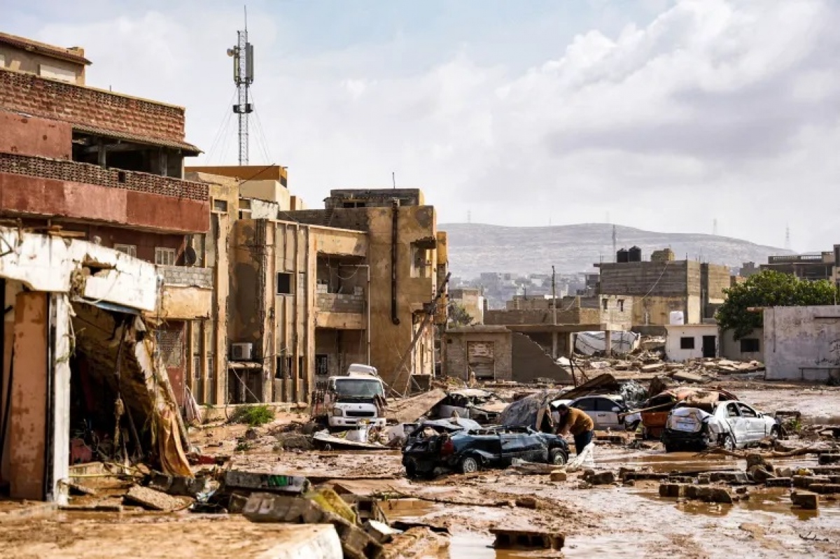 10.000 người có thể đã chết trong trận lũ lụt kinh hoàng ở Libya - Ảnh 1.