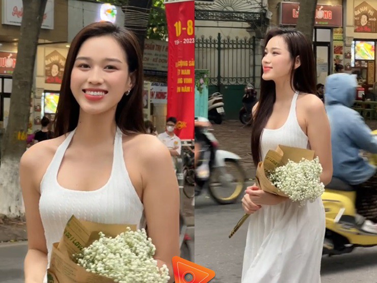 Thùy Tiên, Tiểu Vy 'bắt trend' chụp ảnh mùa thu Hà Nội, nhan sắc đời thường khiến fan ngỡ ngàng - Ảnh 7.