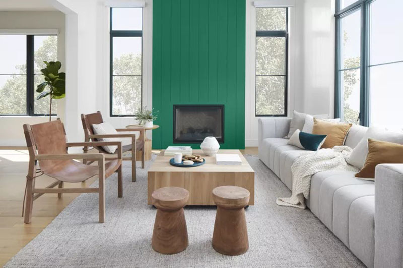 Thỏa sức trang trí không gian sống gia đình với những tông màu xanh lá - Ảnh 5.