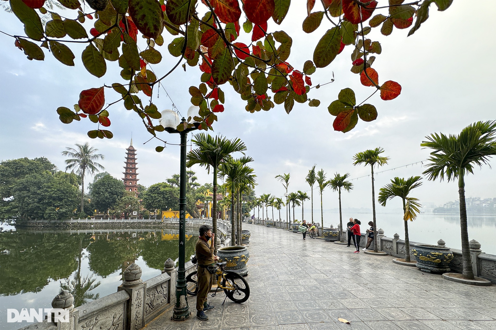 Hình ảnh đường phố Hà Nội yên bình trong ngày đầu năm mới 2024 - Ảnh 3.