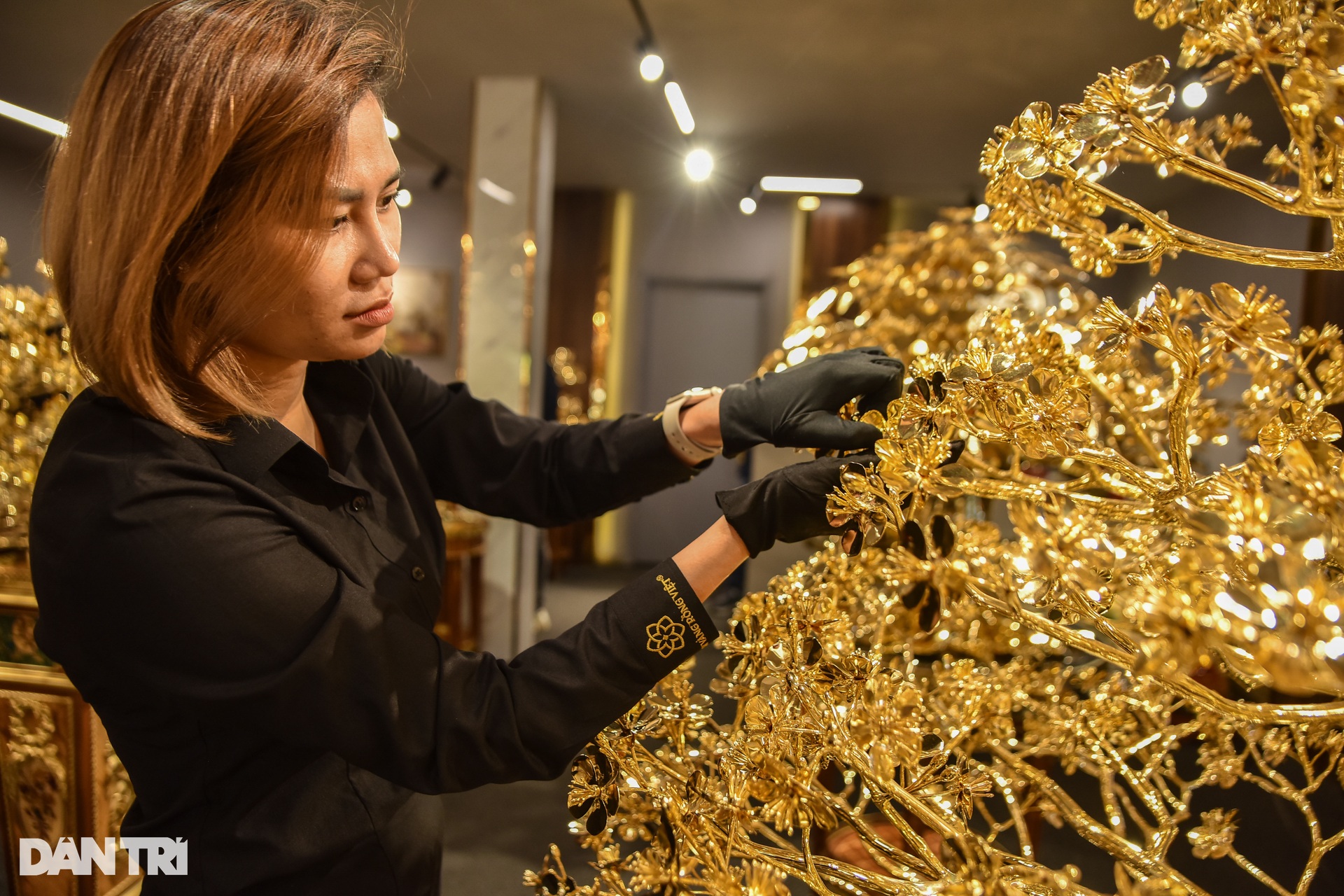 Cây bồ đề chưng Tết được mạ vàng, giá 1 triệu USD ở TPHCM - Ảnh 8.